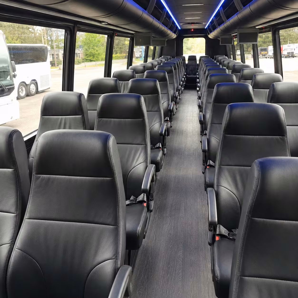 15 35 passenger minibus inside