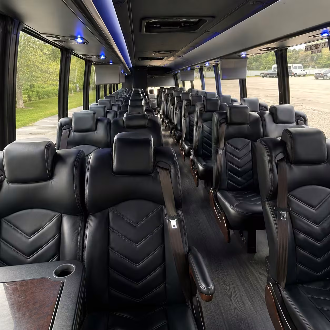15 35 passenger minibus interior