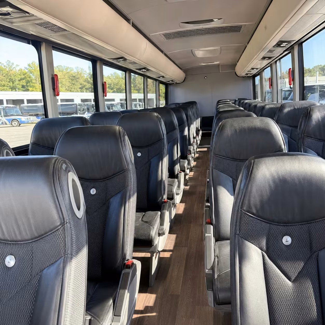 st petersburg charter bus interior